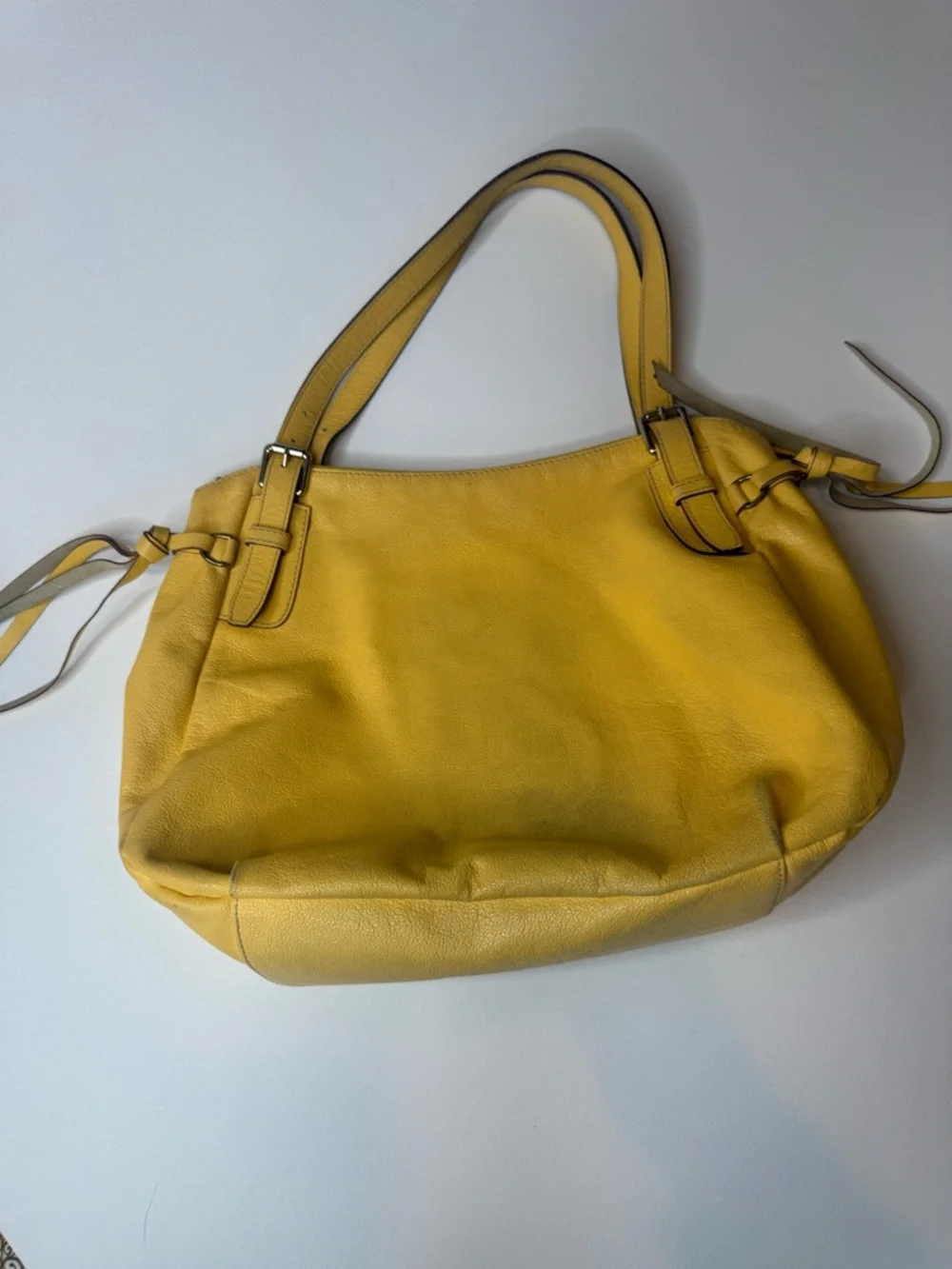 Dooney & Bourke Large Nina Satchel Yellow - Picture 5 of 9